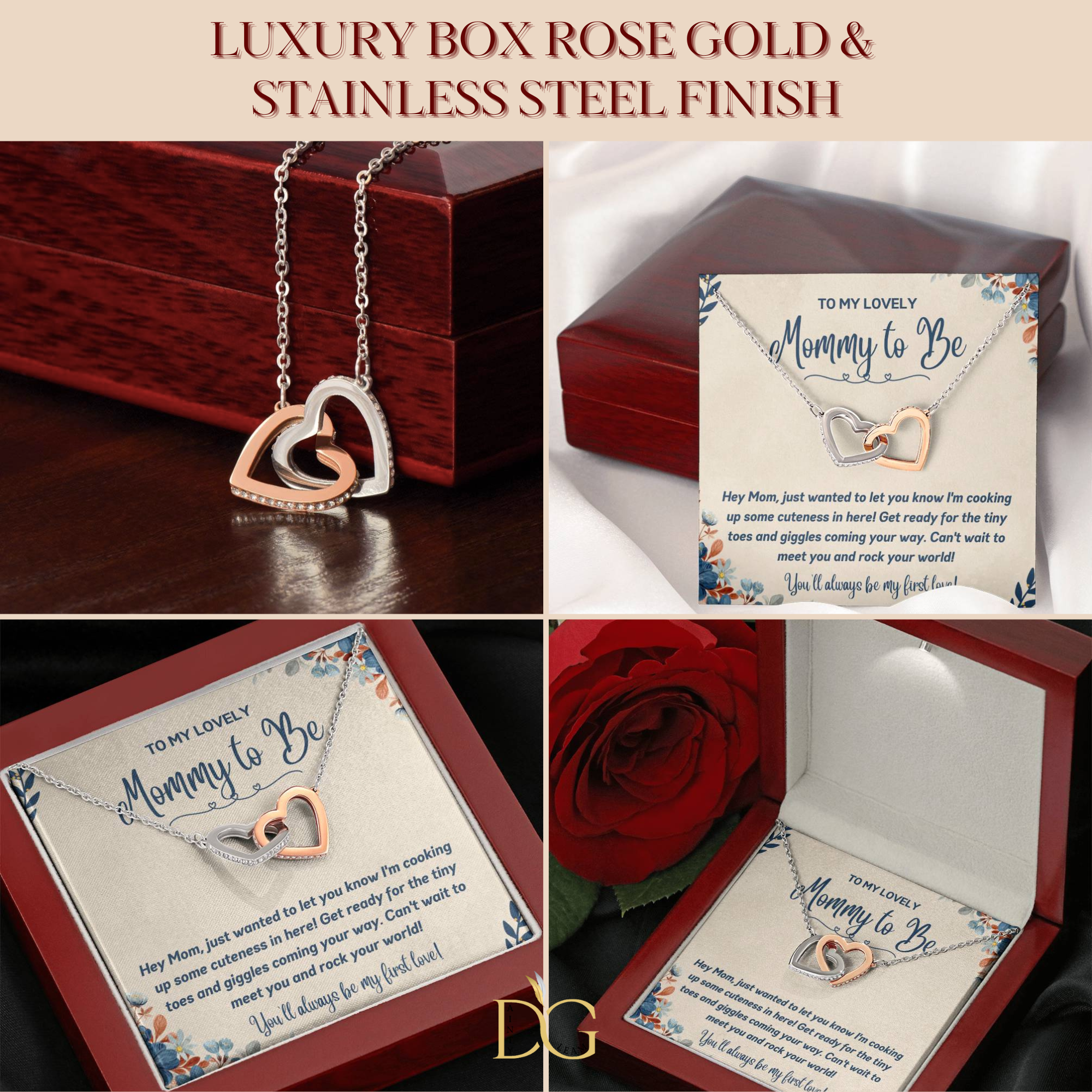 Mom To Be Gift, Mommy To Be Necklace From Baby, First Time Mom To Be Gift, Pregnant Friend Gift, Congratulations Pregnancy Gift, Baby Shower Inactive