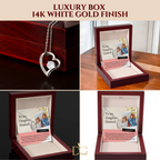 Personalised Daughter Chrsitmas Gift from mom or dad To My Daughter Love Mum Mother & Daughter Necklace Daughter Present