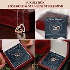 To My Daughter, Personalised Gold Necklace, Daughter Gift Starmap Night Sky Print, Christmas Gift New Year Gift , Daughter Necklace from Dad