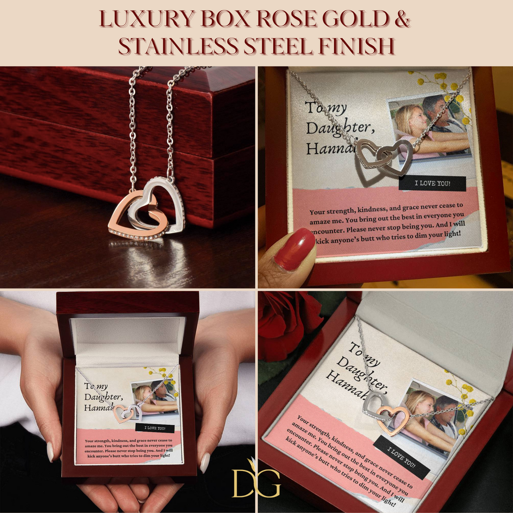 Gift for Daughter From Dad ,Personalised Daughter Gift from mom or dad To My Daughter, Christmas Gift, Birthday Gift, Graduation Present