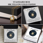 To My Daughter, Personalised Gold Necklace, Daughter Gift Starmap Night Sky Print, Christmas Gift New Year Gift , Daughter Necklace from dad