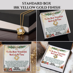 Christmas Gift Necklace For Mom - Gift For Mom - Merry Christmas Mom Necklace - Mother Christmas Necklace With Message Card - Mom Gift
