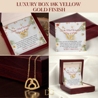 Christmas Gift Necklace For Mom - Gift For Mom - Merry Christmas Mom Necklace - Mother Christmas Necklace With Message Card - Mom Gift