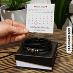 Valentine's Day Gift, Gift For Boyfriend, Guy Valentine Gift, Girlfriend Birthday Gift, Personalised Bracelet Gift For him, Gift for Him