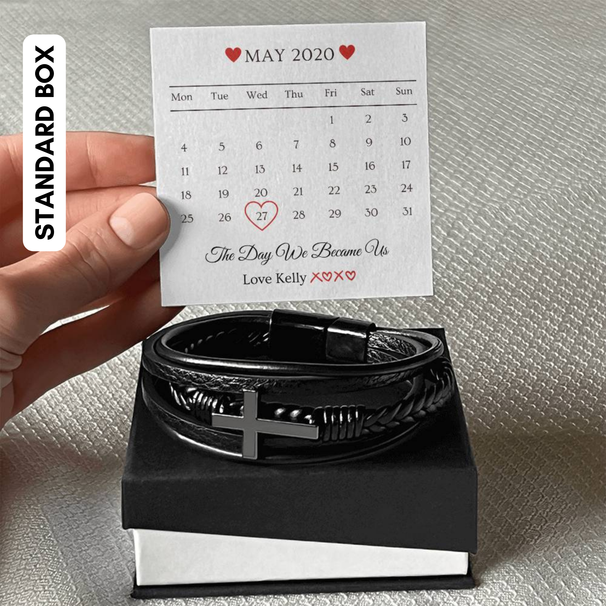 Personalised Bracelet Gift For him, Gift for Him, Valentine's Day Gift, Gift For Boyfriend, Guy Valentine Gift, Girlfriend Birthday Gift