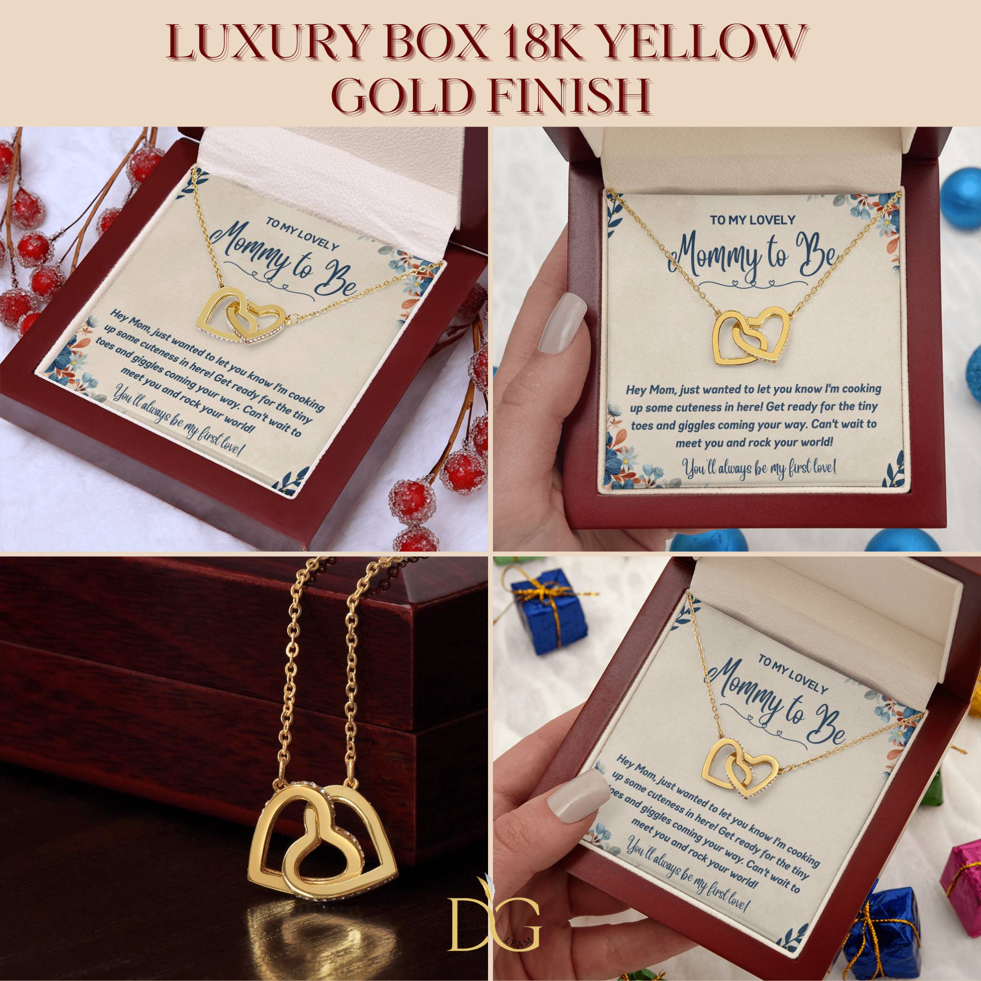 Mom To Be Gift, Mommy To Be Necklace From Baby, First Time Mom To Be Gift, Pregnant Friend Gift, Congratulations Pregnancy Gift, Baby Shower Inactive