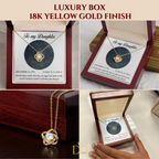 To My Daughter, Personalised Gold Necklace, Daughter Gift Starmap Night Sky Print, Christmas Gift New Year Gift , Daughter Necklace from dad