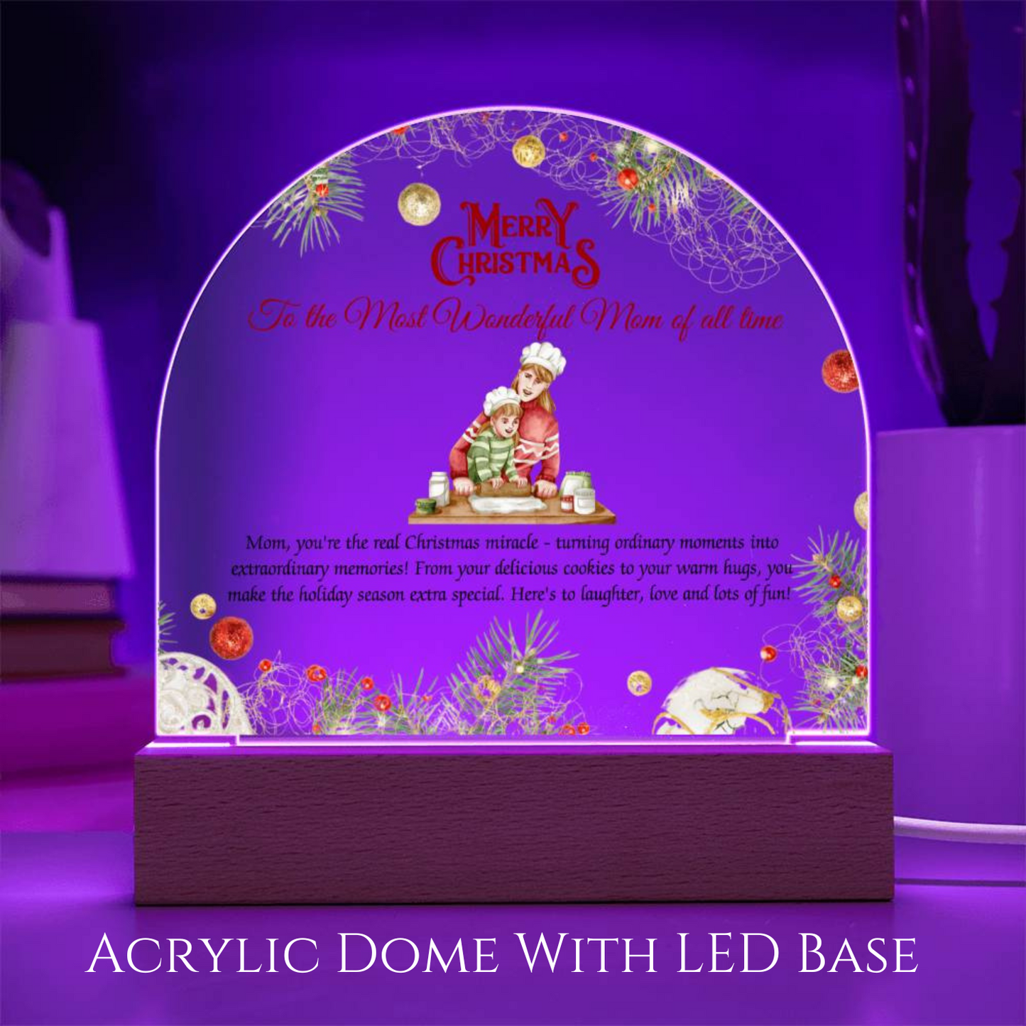 Christmas Mother Gift, Christmas Gift for mom, Mother and Daughter, Mother and Son, Gift for Mom, Gift from Daughter, Gift from Son