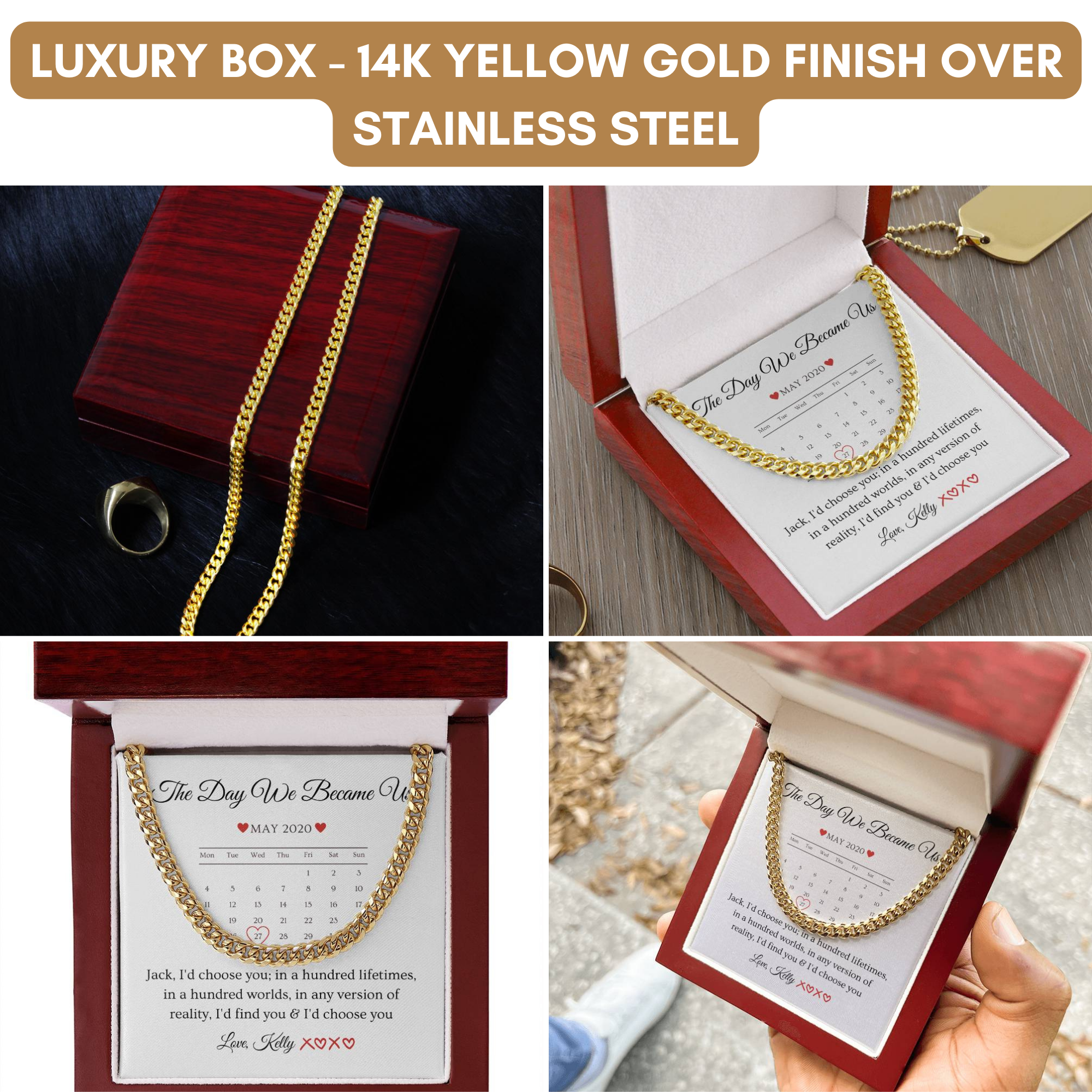 Personalised Names & Date Message, Valentine's Day Gift for Him, Birthday Gift For Boyfriend, Anniversary Gift For Husband,To My Man, My Guy