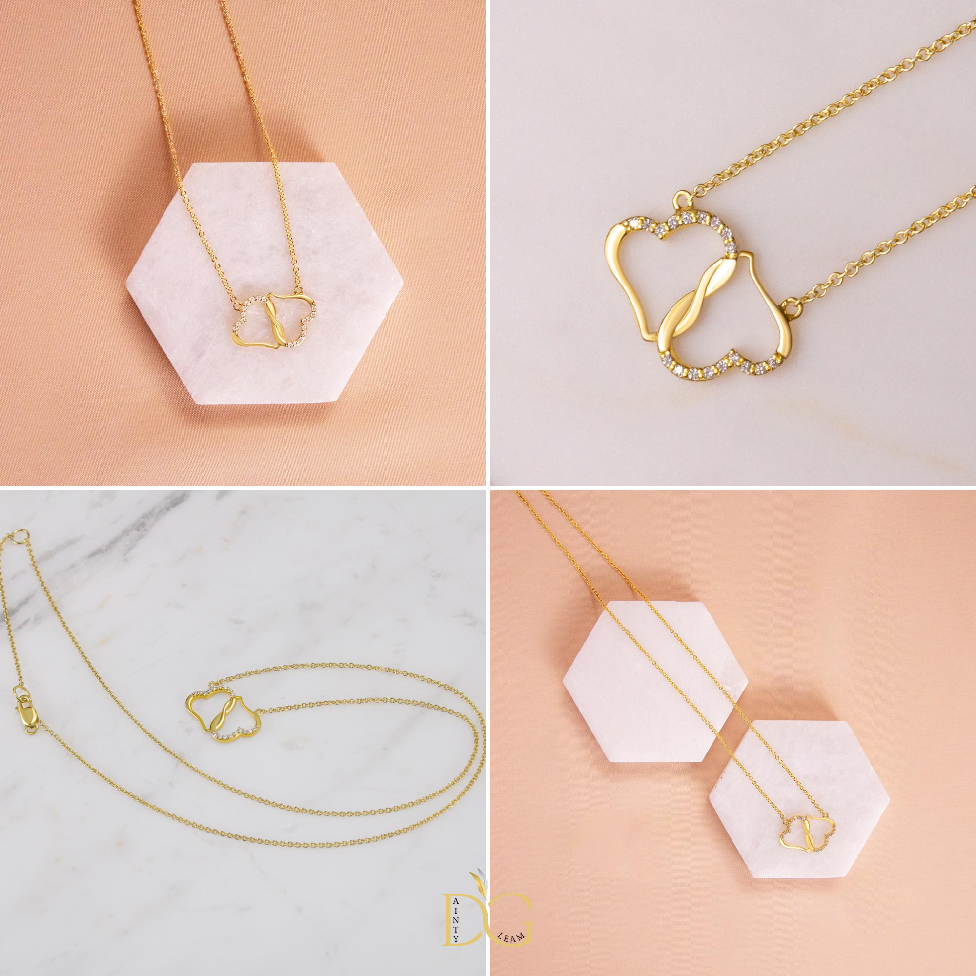 Happy Diwali Necklace, For Wife, 10k and 14k Gold, 18 0.07 Carat Diamonds , Deepavali Gift, Diwali Jewelry, Diwali Gifts, Deepavali Gift