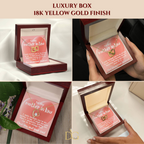 To My Mother On My Wedding Day Gift from Bride, Mother of the Bride Jewelry, Wedding Gift from Daughter to Mum Gift For Mother From Daughter