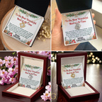 Christmas Gift Necklace For Mom - Gift For Mom - Merry Christmas Mom Necklace - Mother Christmas Necklace With Message Card - Mom Gift