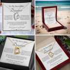 Beautiful Gift for Daughter From Dad My Little Angel, My Little Girl Necklace With Meaningful Message, Gift Box, Gift for Daughter From Mom