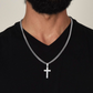Valentine's Day Gift, Gift For Boyfriend, Guy Valentine Gift, Girlfriend Birthday Gift, Personalised Cross necklace For him, Gift for Him