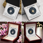 To My Daughter, Personalised Gold Necklace, Daughter Gift Starmap Night Sky Print, Christmas Gift New Year Gift , Daughter Necklace from dad