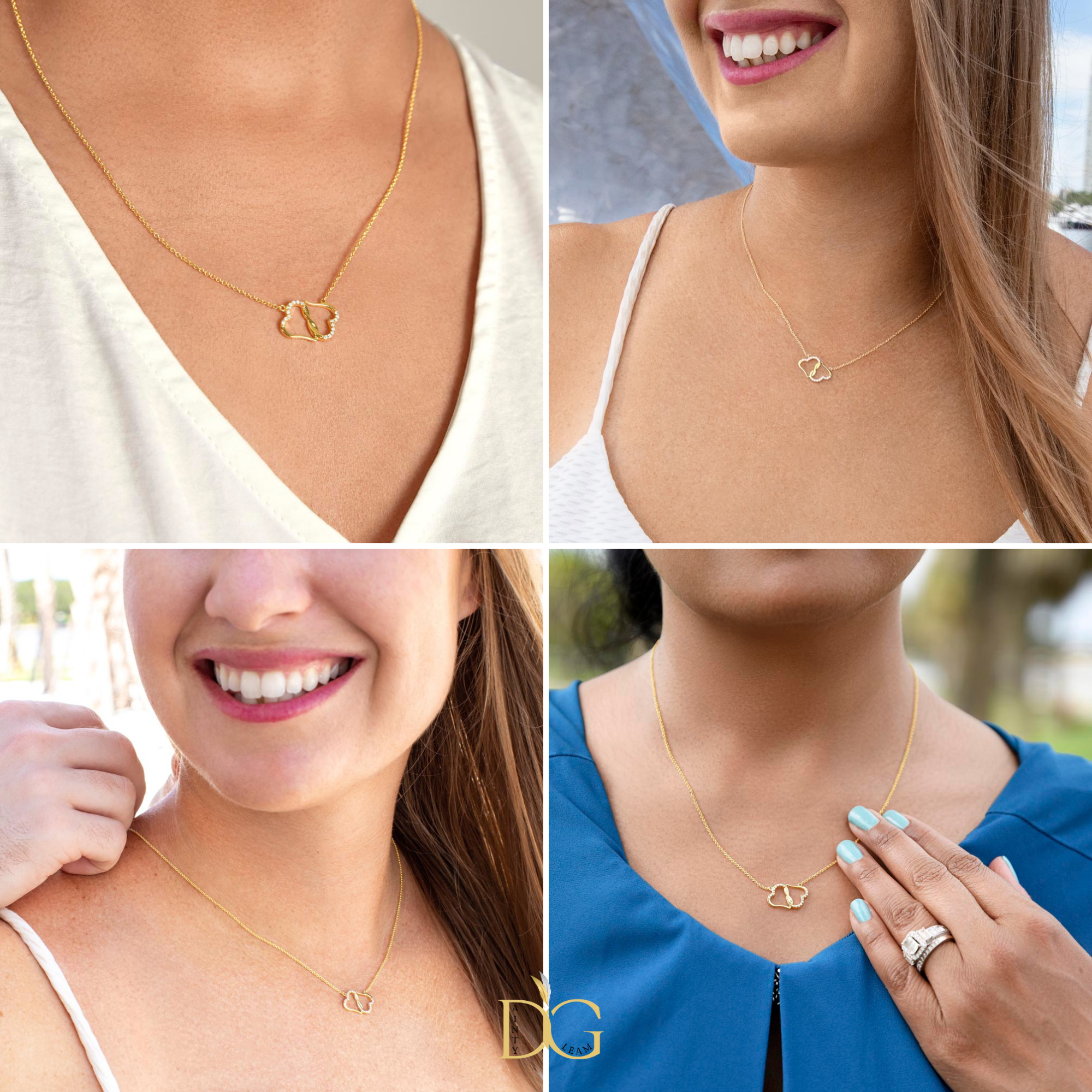 Happy Diwali Necklace, For Wife, 10k and 14k Gold, 18 0.07 Carat Diamonds , Deepavali Gift, Diwali Jewelry, Diwali Gifts, Deepavali Gift