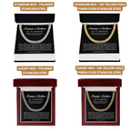 Personalised Promise Necklace For Him, Promise Gifts For Him, Boyfriend Promise Necklace,Anniversary Gift For Husband,Guy Valentine Gift