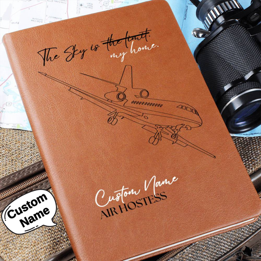Flight Attendant Journal Gift, Gift for becoming flight attendant, Cabin crew Air Hostess Gift, stewardess Gift, airline aviation school