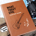 Music Notebook Songwriting Personalized Guitar Lyric Journal Lyrical Writer Journal Writing Custom Songwriters Notebook Musician Song Diary