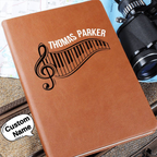 Music Notebook Songwriting Personalized Piano Lyric Journal Lyrical Writer Journal Writing Custom Songwriters Notebook Musician Song Diary