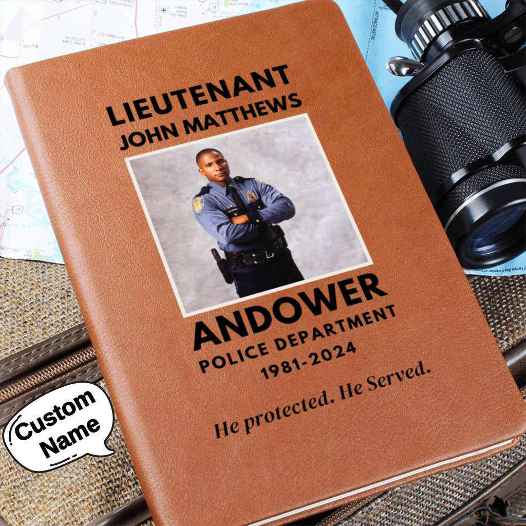 Personalized Police Retirement Gift Police Officer Gift Law Enforcement Lieutenant Fathers Day Gift for Men Police Department Sergeant Gifts