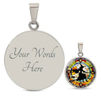 Cute Ghost Personalized Pendant Necklace Gift For Halloween Lover Gift For Spooky Season Ghost Jewelry Gift For Autumn Season Jewelry Gifts