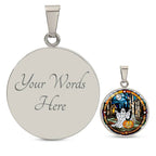 Cute Ghost Personalized Pendant Necklace Gift For Halloween Lover Gift For Spooky Season Ghost Jewelry Gift For Autumn Season Jewelry Gifts