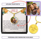 Personalized Name necklace Inspirational Motivational Quote jewelry Custom Photo Pendant Strength and Determination Encouragement Success