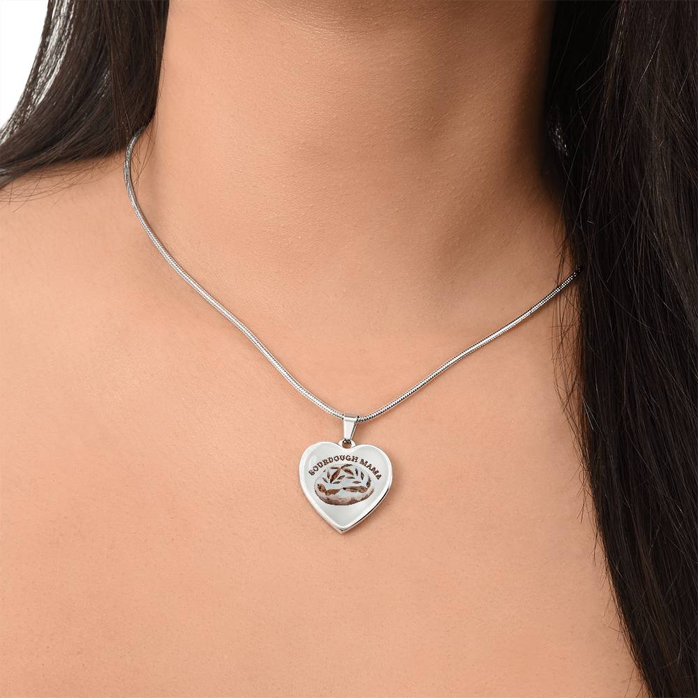 Sourdough Mama Baking Pendant Sourdough Baking Necklace Homesteading Pendant Necklace Gifts Baking Enthusiast Gift for Sourdough Bread Baker
