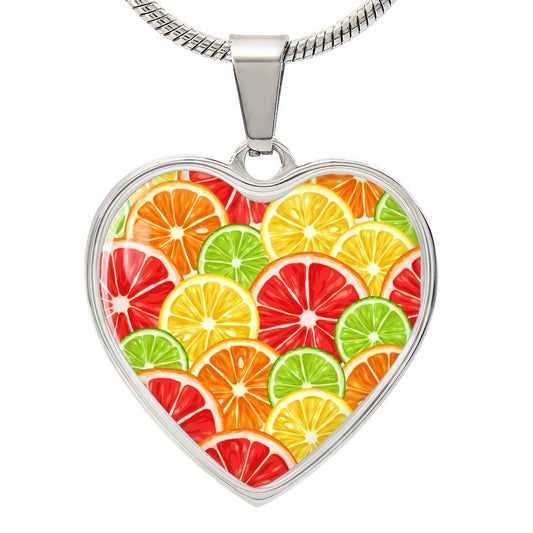 Cute Fruit Design Necklace Jewelry, Food Strawberry Blueberry Raspberry Lemon Peach Orange Necklace, Silver Necklace 18k Gold Plated Pendant