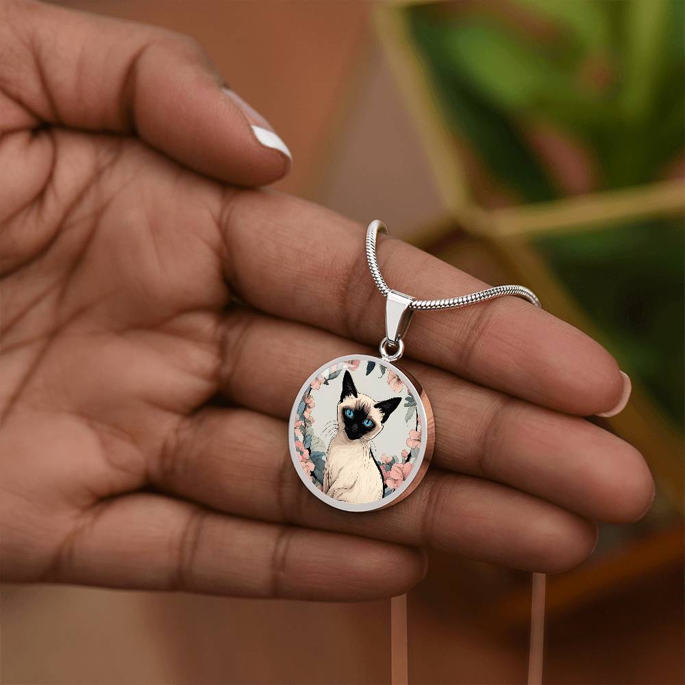 Siamese Cat Jewelry Gift For Cat Lover, Siamese Cats, Seal Siamese, Cat pendant, Siamese Cat Gift, Feline Necklace, Pet Owner Cat Charm