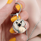 Siamese Cat Jewelry Gift For Cat Lover, Siamese Cats, Seal Siamese, Cat pendant, Siamese Cat Gift, Feline Necklace, Pet Owner Cat Charm