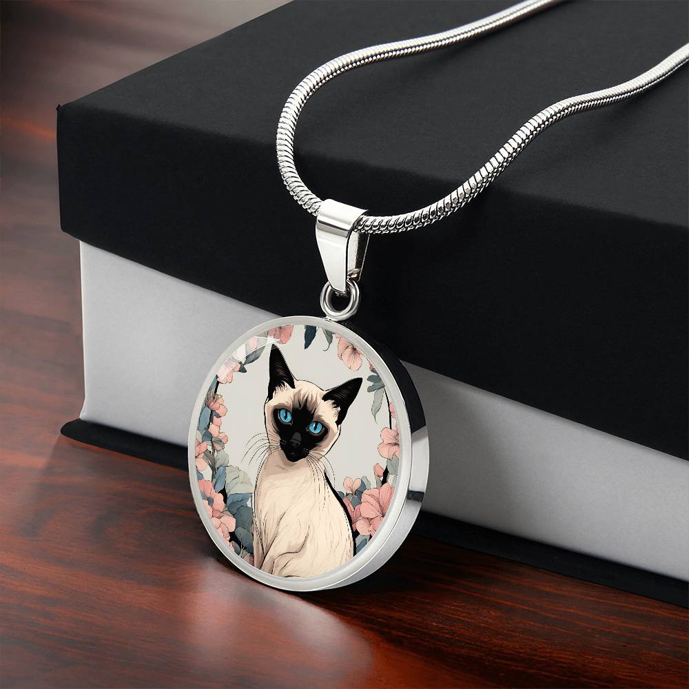 Siamese Cat Jewelry Gift For Cat Lover, Siamese Cats, Seal Siamese, Cat pendant, Siamese Cat Gift, Feline Necklace, Pet Owner Cat Charm