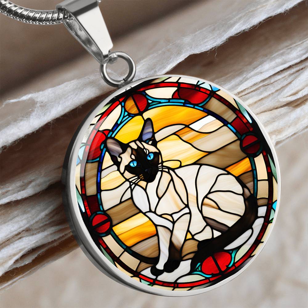 Siamese Cat Jewelry Gift For Cat Lover, Siamese Cats, Seal Siamese, Cat pendant, Siamese Cat Gift, Feline Necklace, Pet Owner Cat Charm