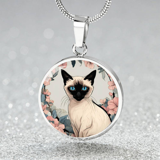 Siamese Cat Jewelry Gift For Cat Lover, Siamese Cats, Seal Siamese, Cat pendant, Siamese Cat Gift, Feline Necklace, Pet Owner Cat Charm