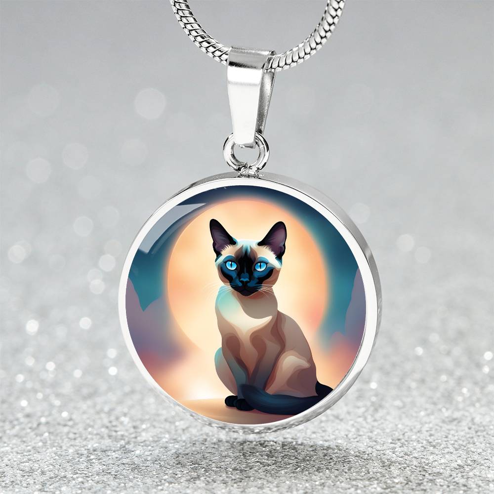 Siamese Cat Jewelry Gift For Cat Lover, Siamese Cats, Seal Siamese, Cat pendant, Siamese Cat Gift, Feline Necklace, Pet Owner Cat Charm