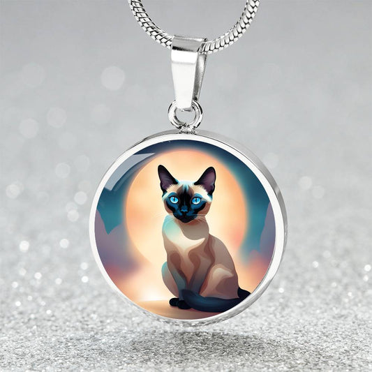 Siamese Cat Jewelry Gift For Cat Lover, Siamese Cats, Seal Siamese, Cat pendant, Siamese Cat Gift, Feline Necklace, Pet Owner Cat Charm