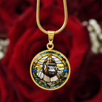 18K Gold Finish Gorilla Necklace Personalized Gorilla Pendant Gorillaz Coin Necklace Gorilla Animal Jewelry Monkey Charm Spirit Animal Chain