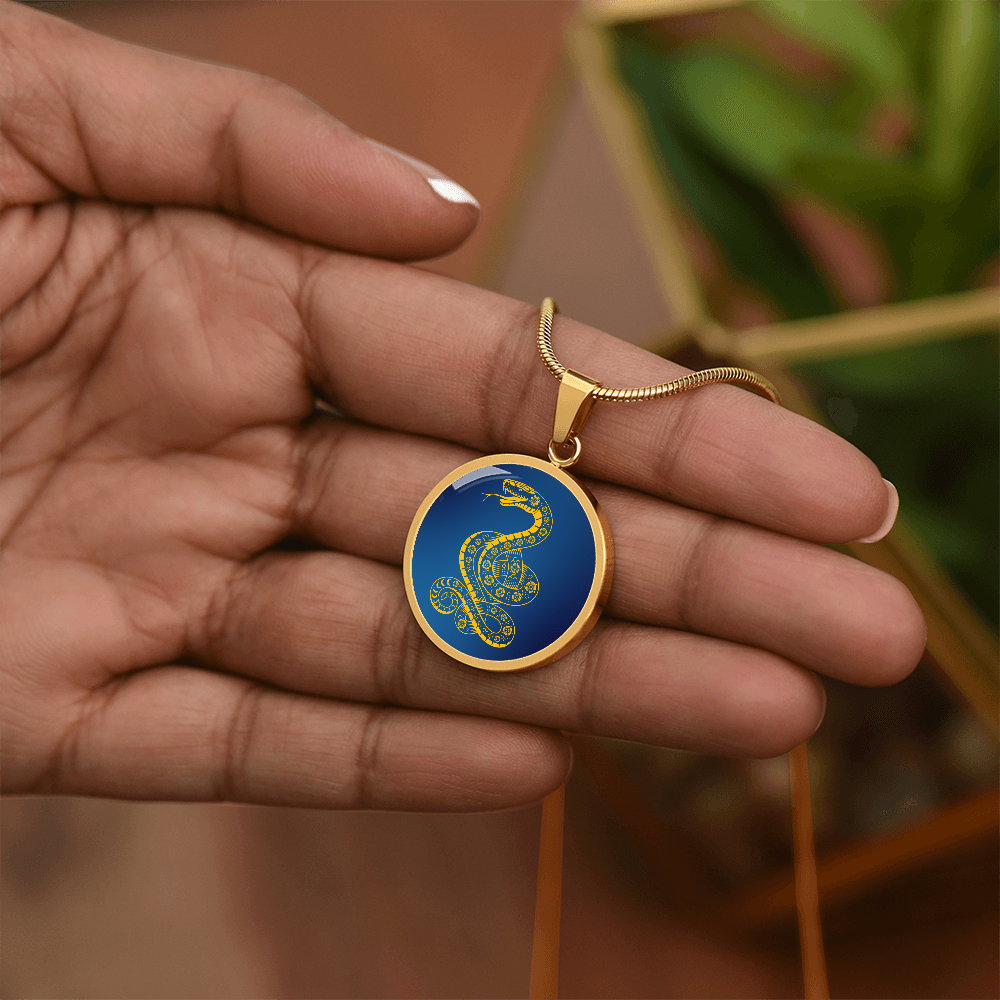 Chinese Zodiac Snake Necklace, Year of The Snake Necklace Gold, Personalized Chinese Zodiac Silver Pendant, 2025 Chinese Lunar New Year