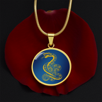 Chinese Zodiac Snake Necklace, Year of The Snake Necklace Gold, Personalized Chinese Zodiac Silver Pendant, 2025 Chinese Lunar New Year