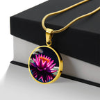 July Birth Month Flower Necklace Botanical Jewelry Necklace Water Lily Gold Flower Pendant Jewelry Plant Lover Gift Unique Gift For Her