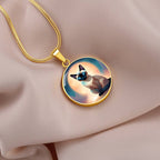 Siamese Cat Jewelry Gift For Cat Lover, Siamese Cats, Seal Siamese, Cat pendant, Siamese Cat Gift, Feline Necklace, Pet Owner Cat Charm
