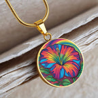 September Necklace Gift For Her Morning Glory Necklace Birth Month Flower Jewelry Plant Lover Gift Botanical Jewelry Gold Flower Pendant