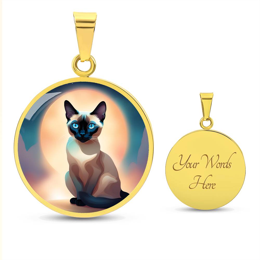 Siamese Cat Jewelry Gift For Cat Lover, Siamese Cats, Seal Siamese, Cat pendant, Siamese Cat Gift, Feline Necklace, Pet Owner Cat Charm