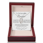 Beautiful Gift for Daughter From Dad My Little Angel, My Little Girl Necklace With Meaningful Message, Gift Box, Gift for Daughter From Mom