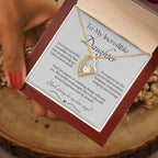 Beautiful Gift for Daughter From Dad My Little Angel, My Little Girl Necklace With Meaningful Message, Gift Box, Gift for Daughter From Mom