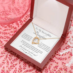 Beautiful Gift for Daughter From Dad My Little Angel, My Little Girl Necklace With Meaningful Message, Gift Box, Gift for Daughter From Mom
