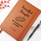 Personalised Name Leather Journal, Sourdough Starter, Homestead Baking Gift, Bread Baking Gift Baking Journal Recipe Book, Homesteading gift