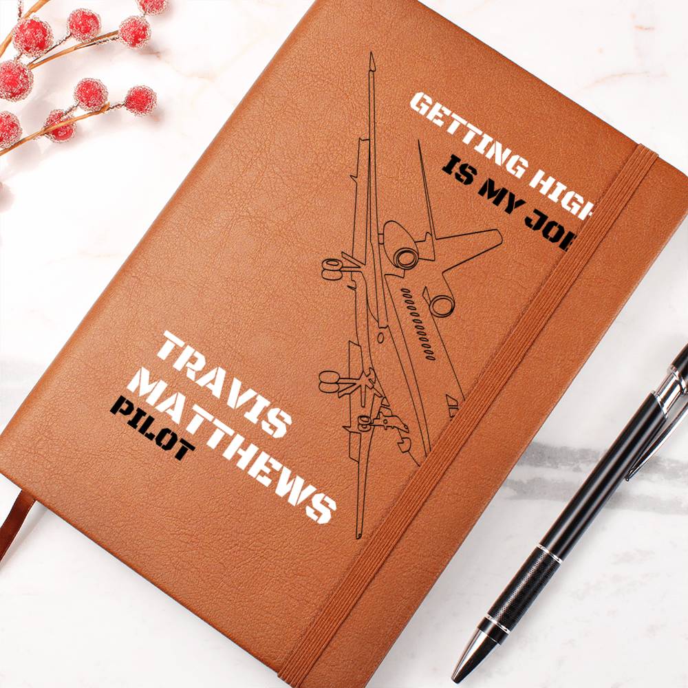 Personalized Journal Gift for Pilot, Aviation, Pilot Gifts, Aviator Gift, Flight School Graduation, Helicopter Pilot Gifts, Solo Flight