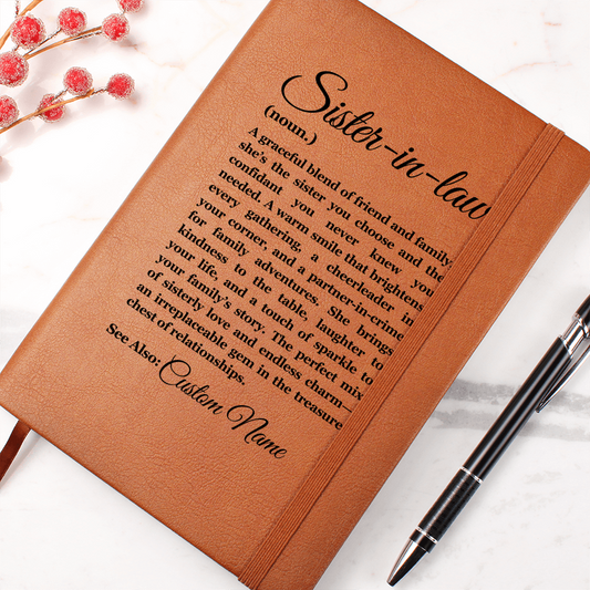 Birthday Gift for Sister in Law, Heartfelt Keepsake, Sister in law Journal, Sister in Law Appreciation, Thoughtful Sentimental Gift for Her